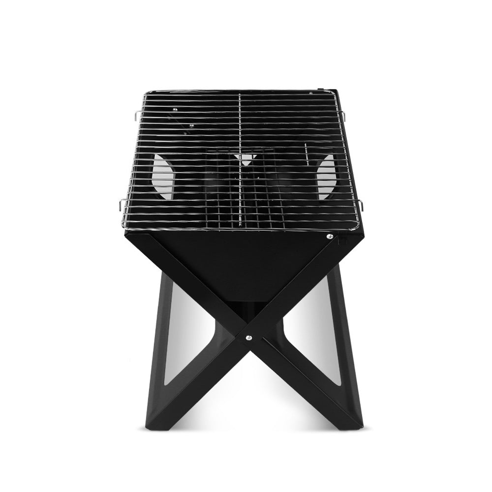 Grillz BBQ Grill Charcoal Smoker Foldable