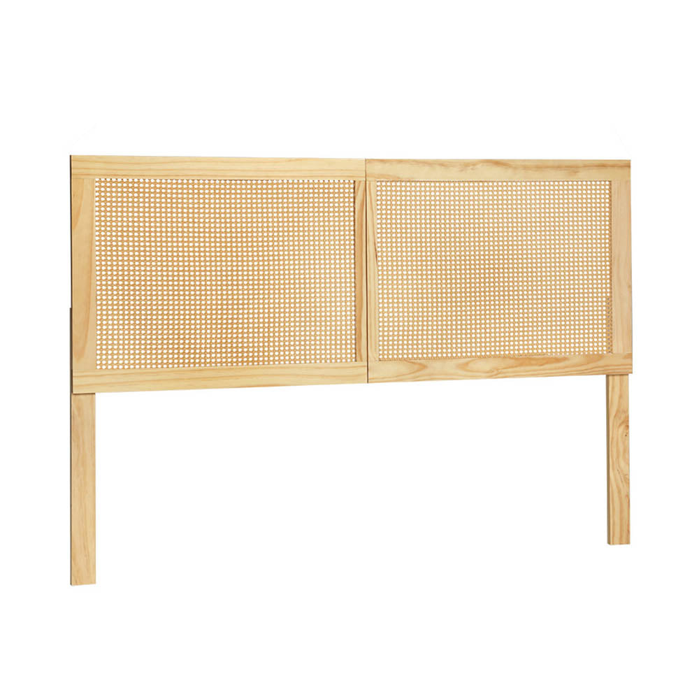 Artiss Bed Head Headboard Queen Rattan - RIBO Pine – The Urban Emporium