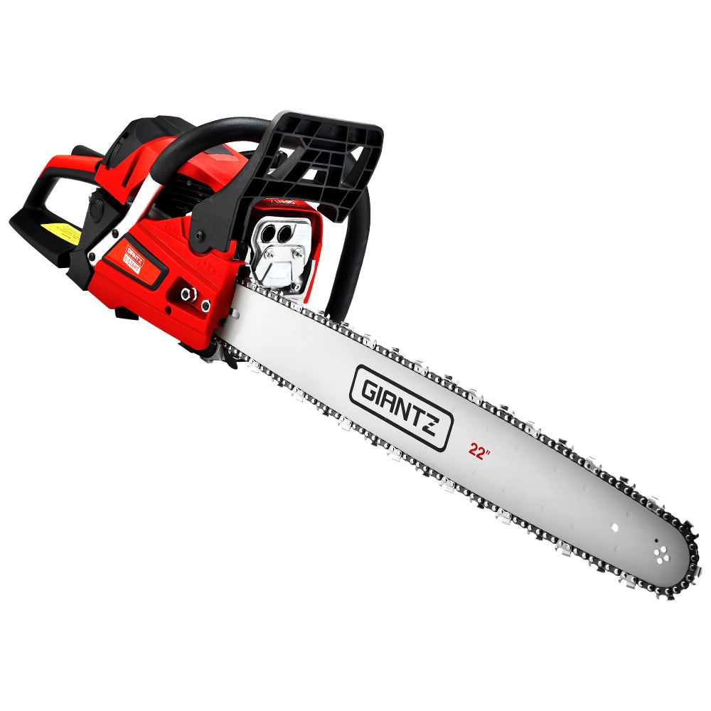 Giantz Chainsaw Petrol 58CC 22" Bar Commercial E-Start Pruning Chain Saw,Giantz Chainsaw Petrol 58CC 22" Bar Commercial E-Start Pruning Chain Saw 4.2HP