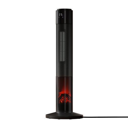 Devanti Ceramic Tower Heater 3D Flame 2000W