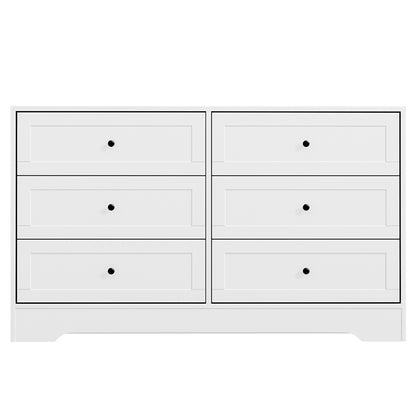 Artiss 6 Chest of Drawers - LEIF White