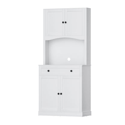 Artiss Buffet Sideboard Cabinet Cupboard Pantry Storage Shelves Hutch White