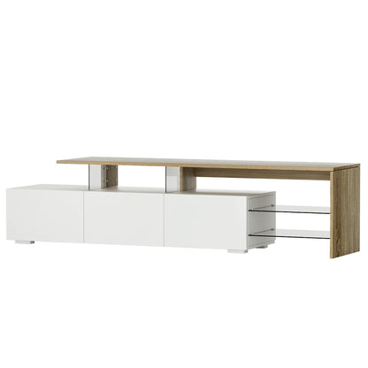 Artiss TV Cabinet Entertainment Unit 180cm Wood White James