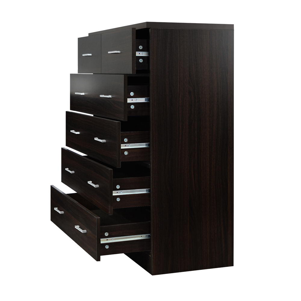 Artiss 6 Chest of Drawers - ANDES Walnut