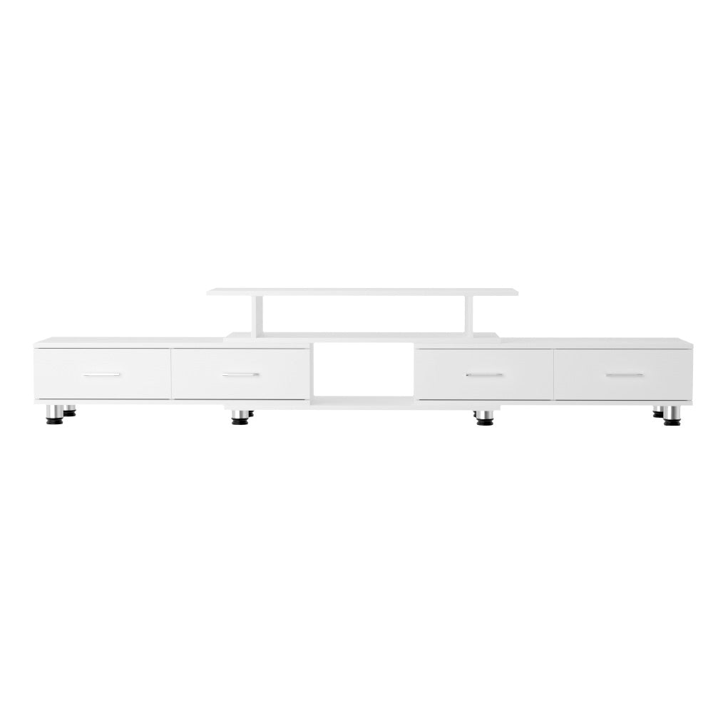 Artiss TV Cabinet Entertainment Unit Extendable 160CM To 220CM White