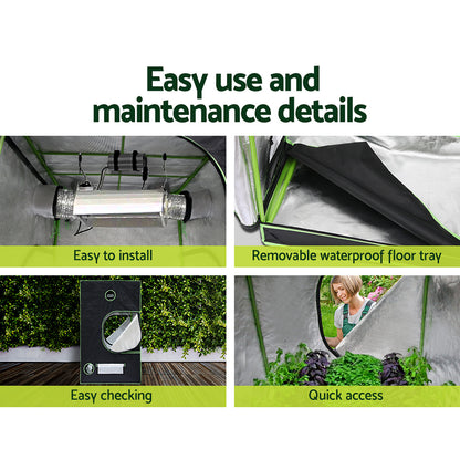 Greenfingers Grow Tent Light Kit 100x100x200CM 2200W LED Full Spectrum