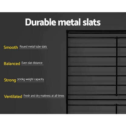 Artiss Bed Frame Double Metal Bed Frames SOL