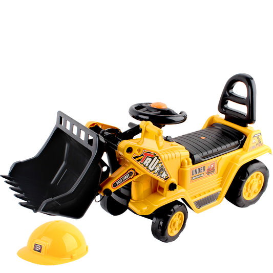 Keezi Ride On Car Toys Kids Excavator Bulldozer Sandpit Digger Car Pretend Play