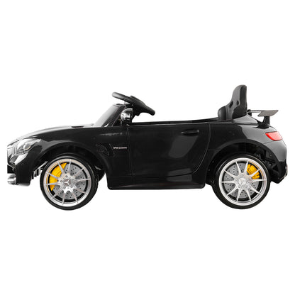 Kids Electric Ride On Car Mercedes-Benz AMG GTR Licensed Toy Cars 12V Black