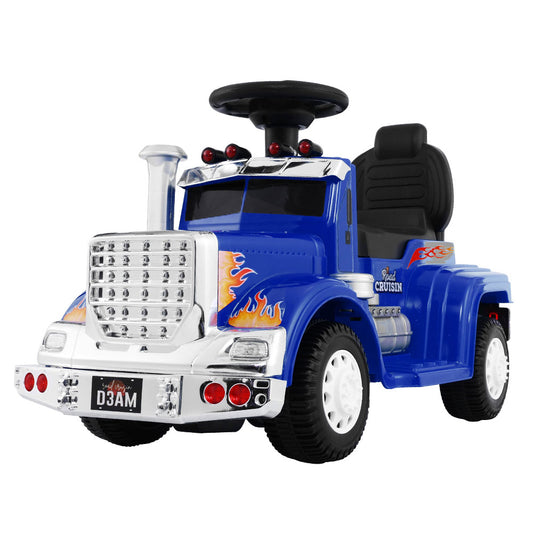 Rigo Kids Electric Ride On Car Truck Motorcycle Motorbike Toy Cars 6V Blue