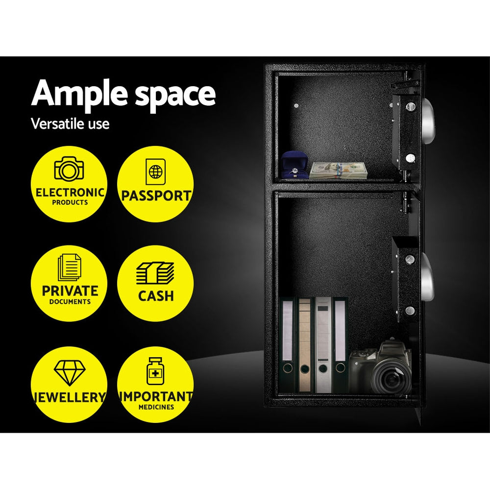 UL-TECH Security Safe Box Double Door