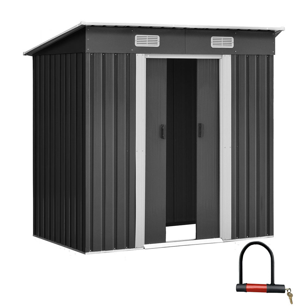 Giantz Garden Shed 1.94x1.21M Sheds Outdoor Storage Workshop House Tool Shelter Sliding Door