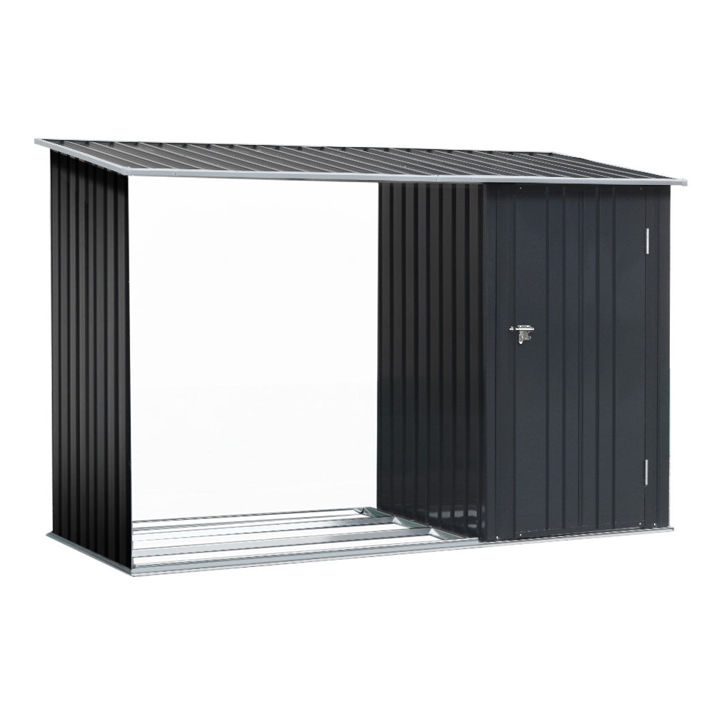 Giantz Garden Shed 2.49x1.04M Sheds Outdoor Tool Storage Workshop House Steel 2 in 1