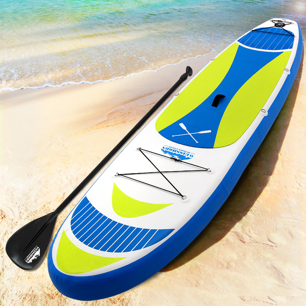 Weisshorn Stand Up Paddle Board 11ft Inflatable SUP Surfboard Paddleboard Kayak Surf Yellow