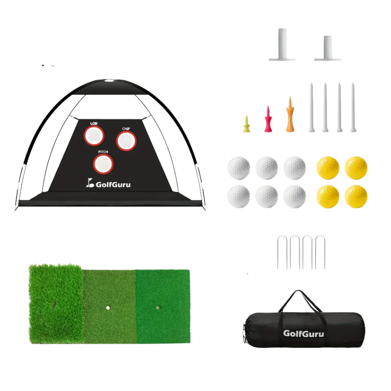 Golf Practice Net with Mat & Target