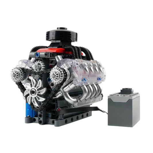 V8 Engine Simulation Model Blocks