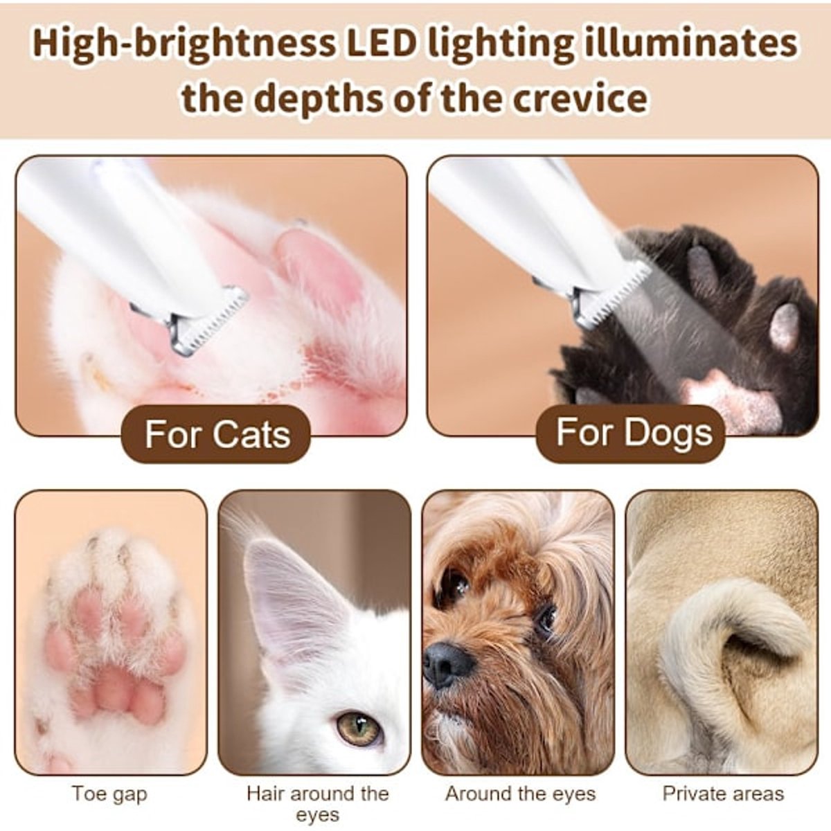 Dog Groomer - Paw Trimmer - Paw Trimmer - Pet Hair Trimming