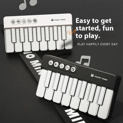 Mini Keyboard Piano - Piano for Kids - Toys for Children - Educational Toys - Portable Pocket Piano - Blue