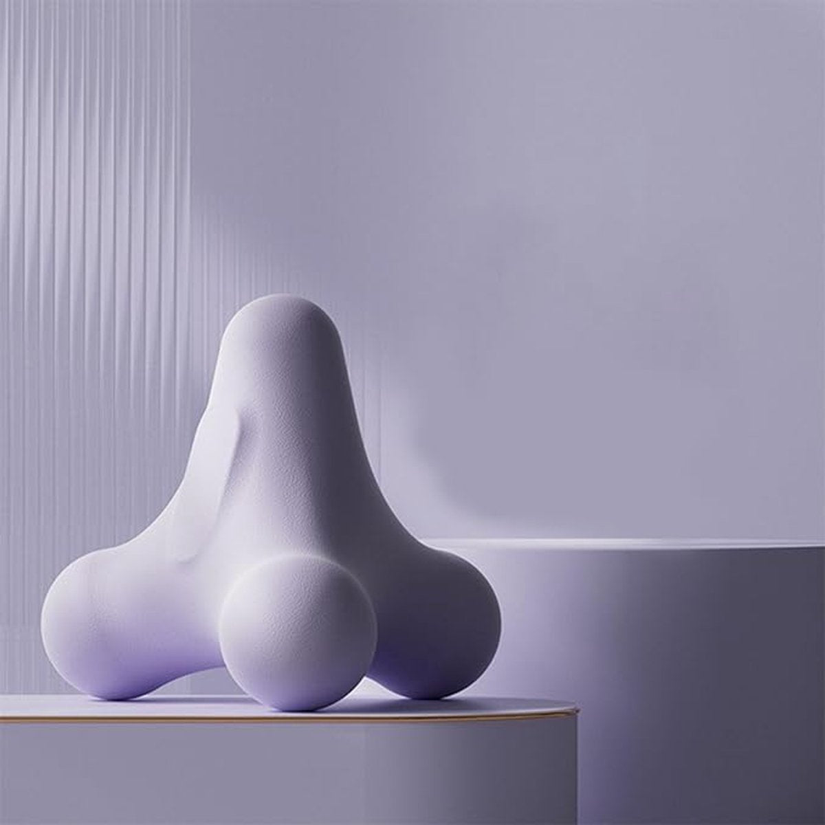 Massage Balls - 1 item - Shiatsu massage device - Massage balls with relief points - Trigger point exercise balls - Exercise ball - Massages shoulder, neck, waist and hand muscles (Purple)