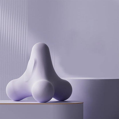 Massage Balls - 1 item - Shiatsu massage device - Massage balls with relief points - Trigger point exercise balls - Exercise ball - Massages shoulder, neck, waist and hand muscles (Purple)