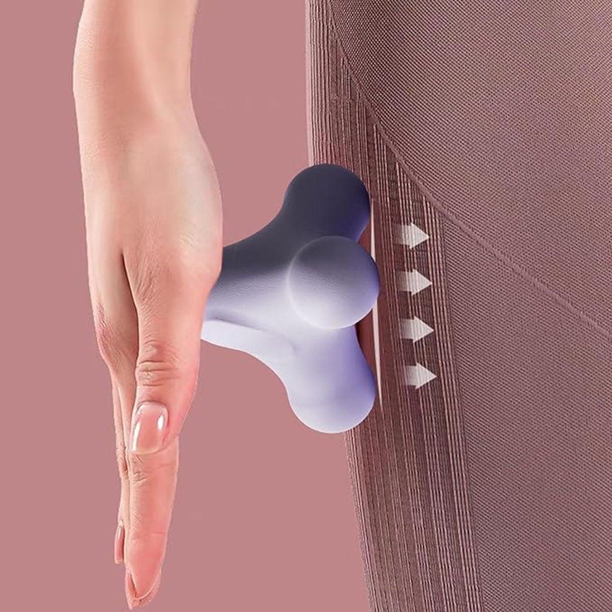 Massage Balls - 1 item - Shiatsu massage device - Massage balls with relief points - Trigger point exercise balls - Exercise ball - Massages shoulder, neck, waist and hand muscles (Purple)