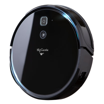 MyGenie V-MAX 3000 Robotic Vacuum Cleaner VSLAM Technology Wi-Fi Control Black