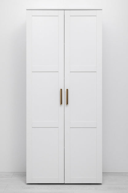 STOCKHOLM UNIVERSAL STORAGE CUPBOARD - HAMPTONS - DECO GOLD HANDLE