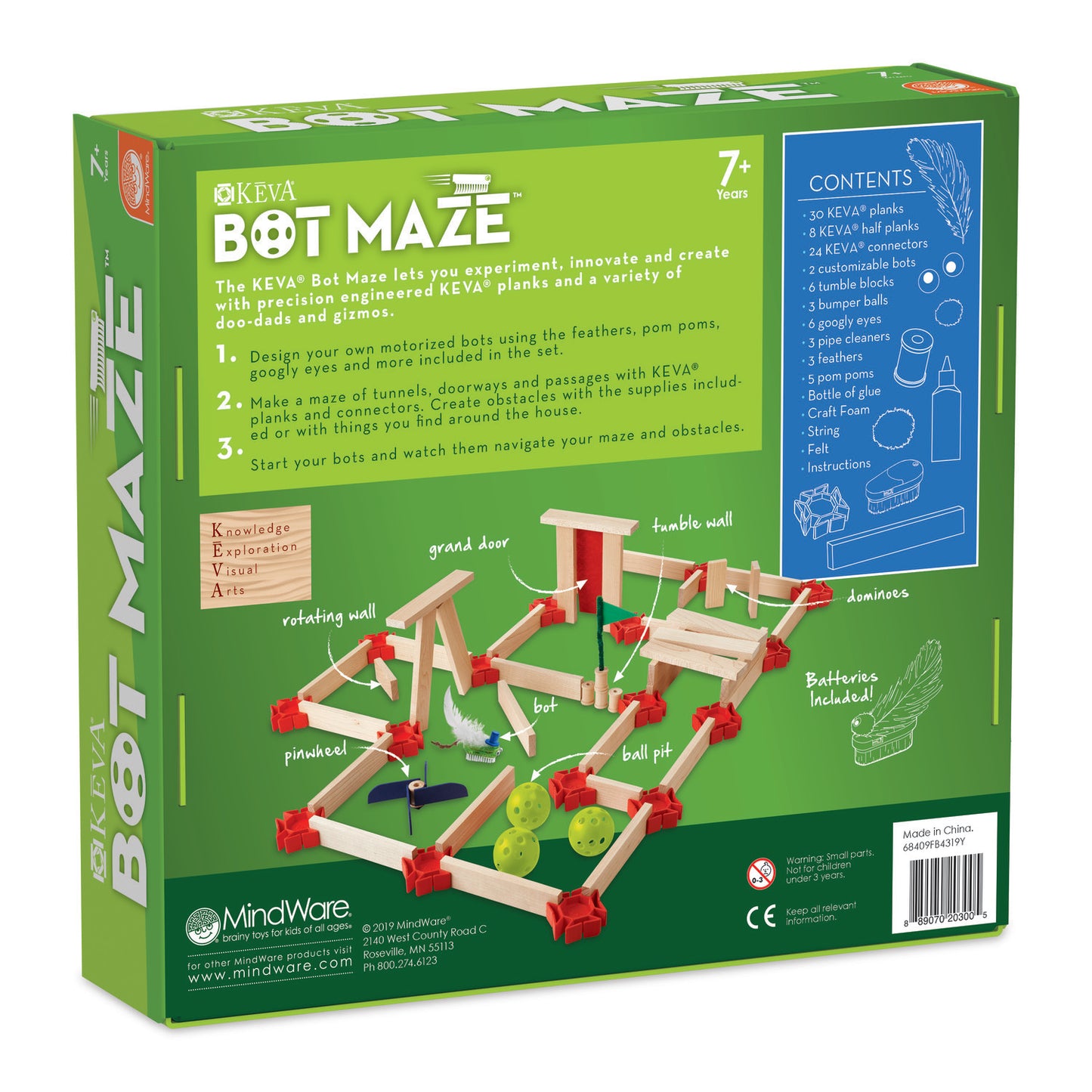 KEVA PLANKS KEVA Maker: Bot Maze