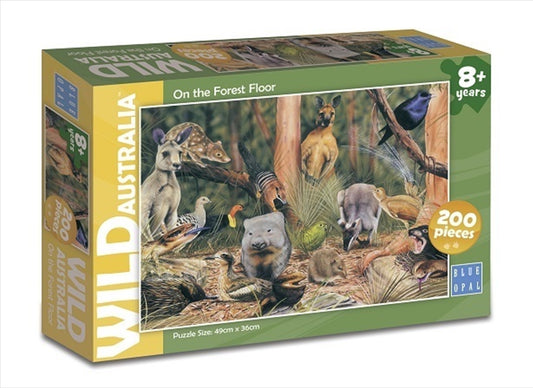 Wild Australia On the Forest Floor Puzzle 200pc