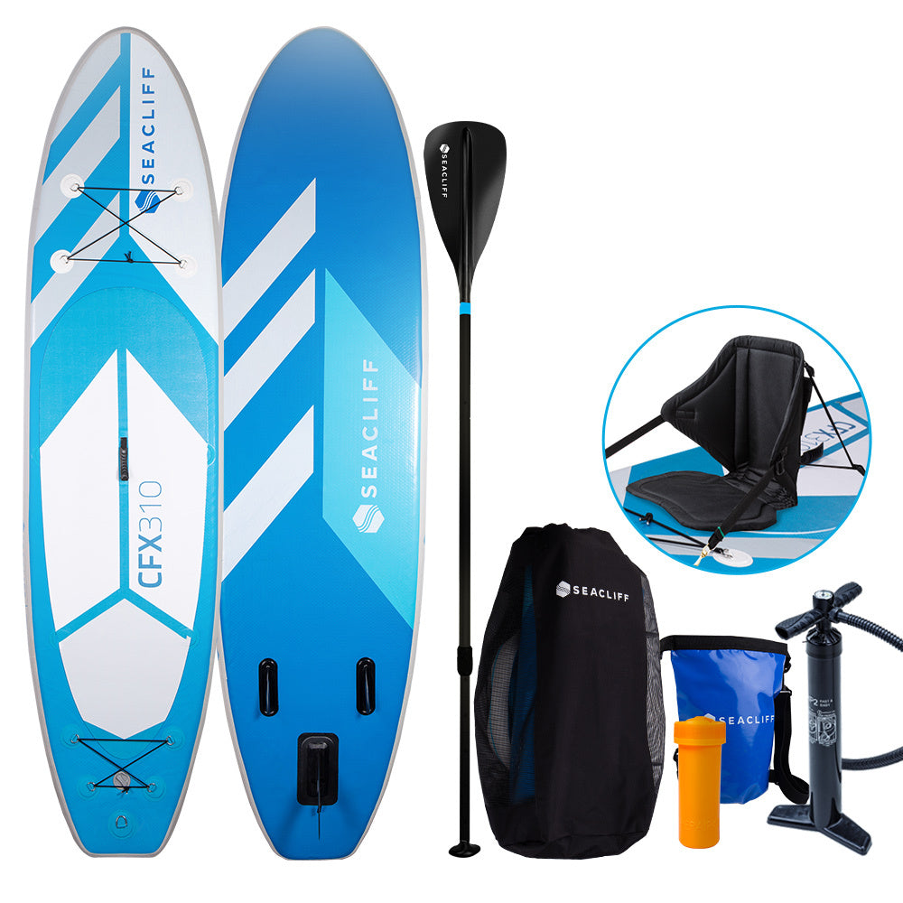 SEACLIFF Stand Up Paddle Board Inflatable SUP Paddleboard Kayak Board Blow Blue