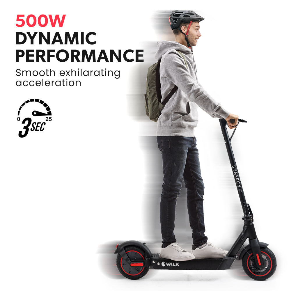 VALK Synergy 7 MkII 500W Electric Scooter 37V 15Ah Battery Foldable E-Scooter Adult Ride On