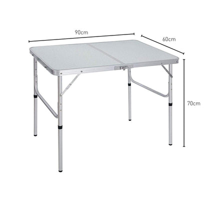 KILIROO Camping Table 90cm Silver