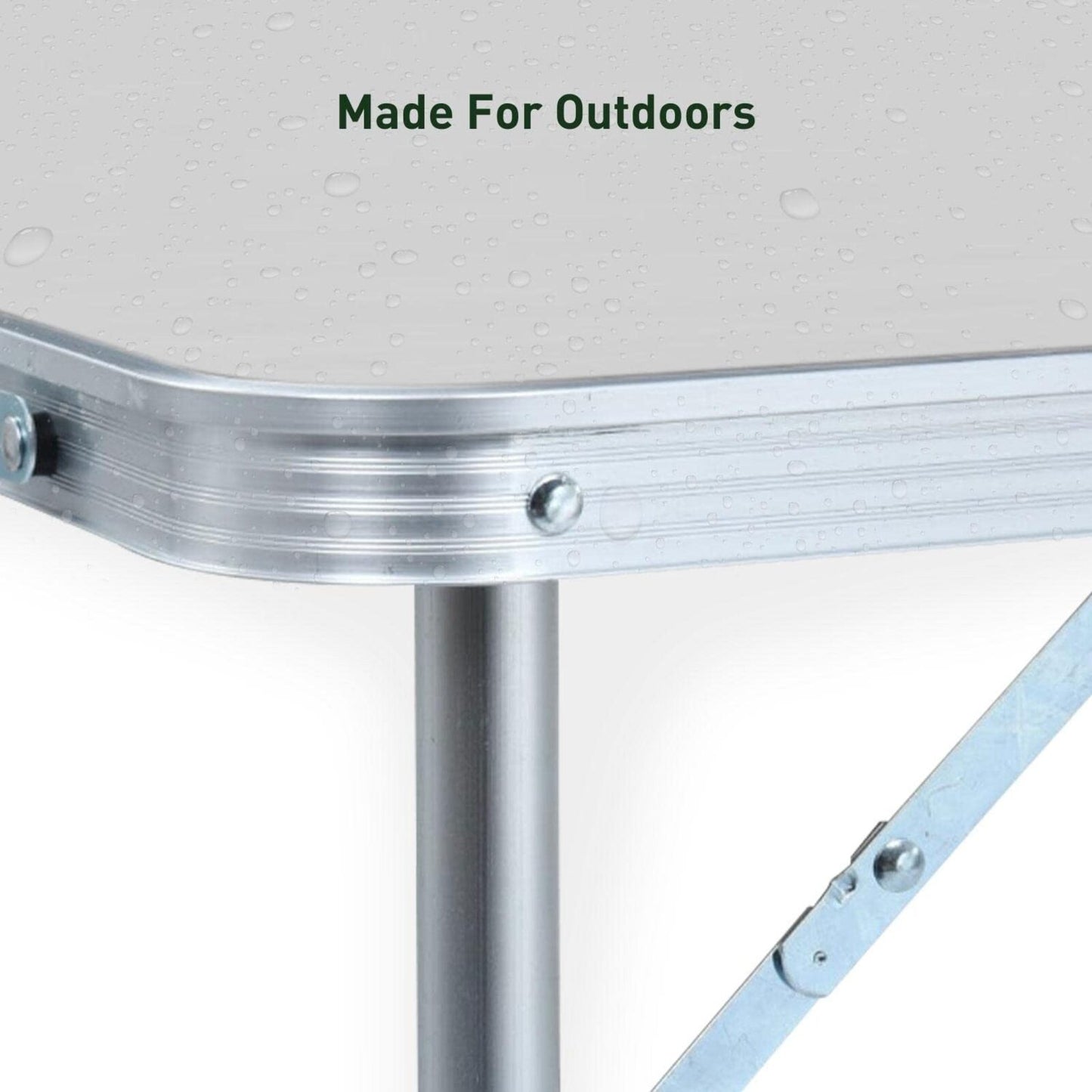 KILIROO Camping Table 90cm Silver