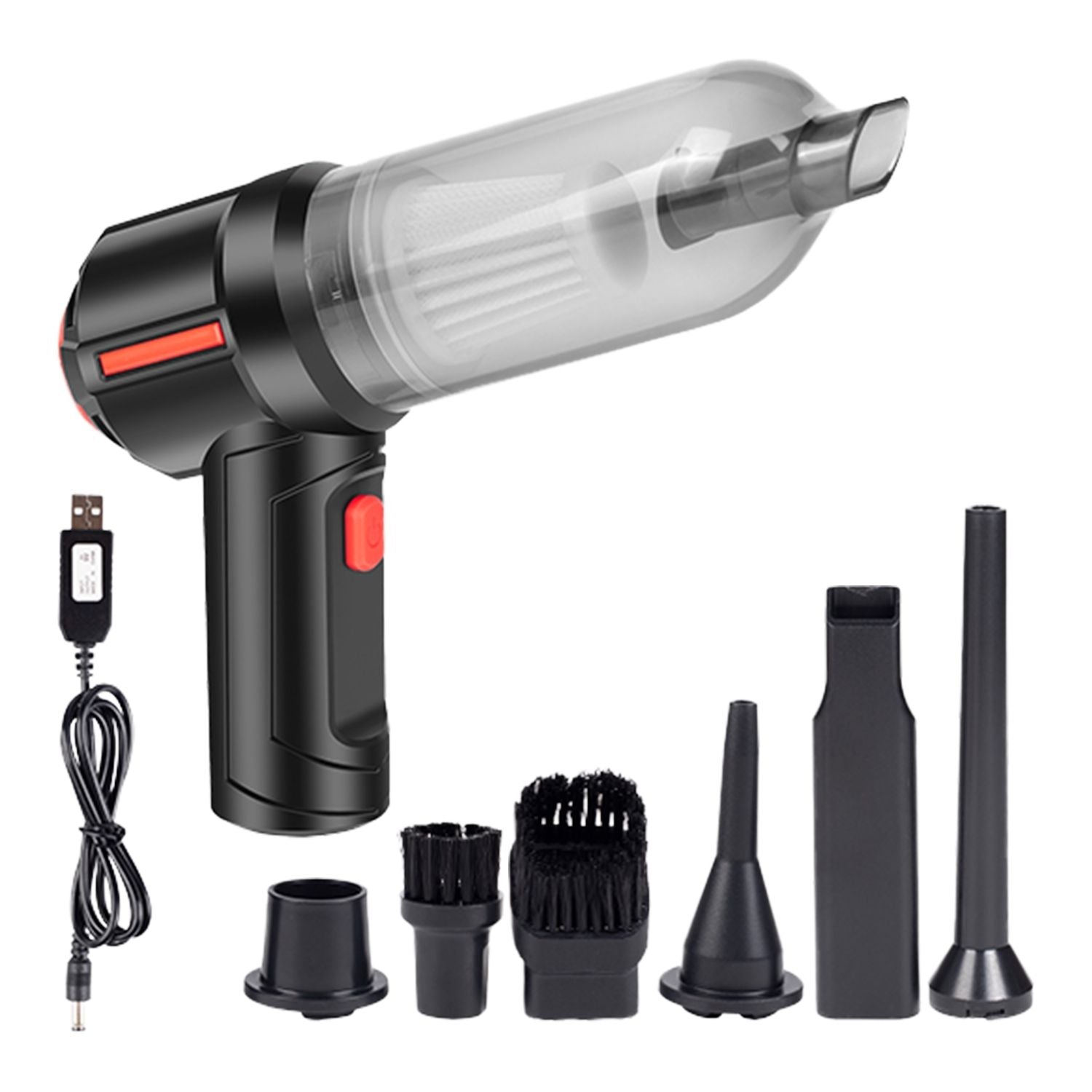 Miraklass Cordless Air Duster with Vacuum (Black) – The Urban Emporium