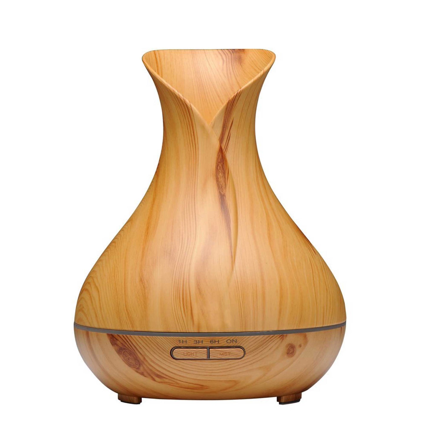 Essential Oil Aroma Diffuser Tulip Light Wood Colour Ultrasonic Mist Humidifier