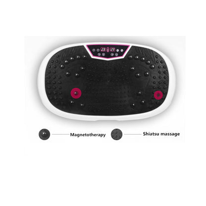 White Mini Vibration Platform - Magnet Therapy Vibrating Machine Exercise Plate