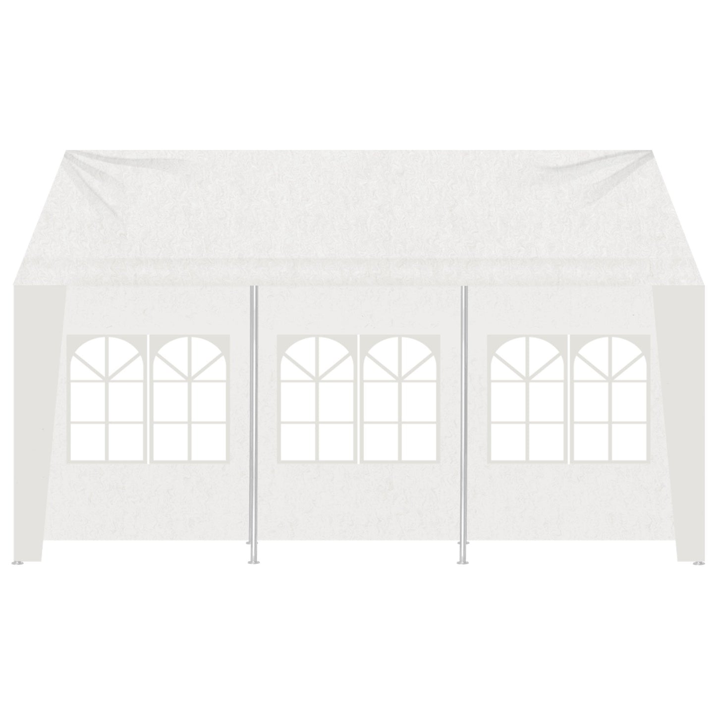 Wallaroo 6x6m Outdoor Event Marquee Gazebo Party Wedding Tent - White