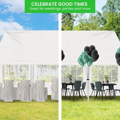 Wallaroo 6x6m Outdoor Event Marquee Gazebo Party Wedding Tent - White