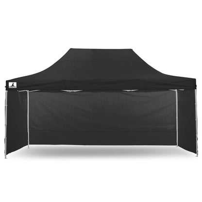 Wallaroo Gazebo Tent Marquee 3x4.5m PopUp Outdoor Black