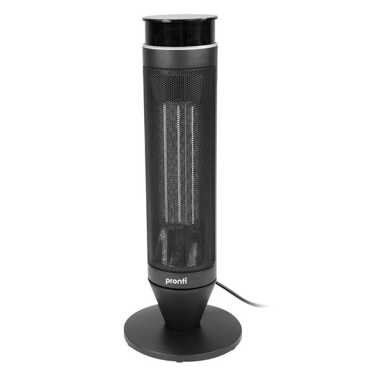 Pronti Electric Tower Heater 2000W Remote Portable - Black