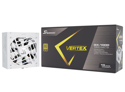 Seasonic VERTEX GX-1000 White 1000W ATX 3.0 Gold Modular PSU