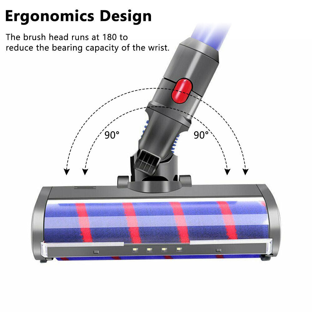 Vacuum Head Replacement For Dyson V7 V8 V10 V11 Motorhead Cleaner Soft Roller