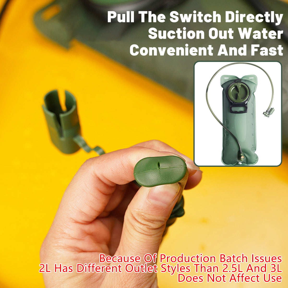 Hydration Bladder Water Bag 2L 2.5L 3L Outdoor Hiking Camping Cycling Pack - 2.5L