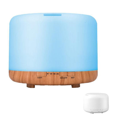 500ML Aroma Aromatherapy Diffuser LED Oil Ultrasonic Air Humidifier Purifier - White