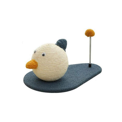 Cat Scratching Post Toy with Ball Claw Grinding Rope Tree for Indoor Play - Large