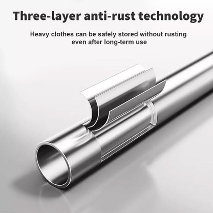 Clothes Hanger Stand Model Floor Standing Room Rack Movable Coat Rack Organizer