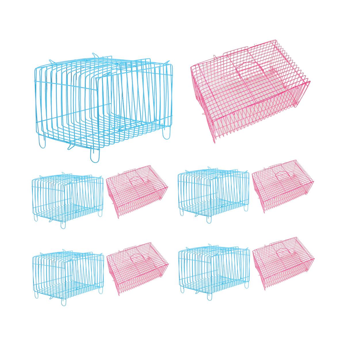 Small Bird Transport Collapsible Cage Travel Pet Carrier Portable Folding Cage - L