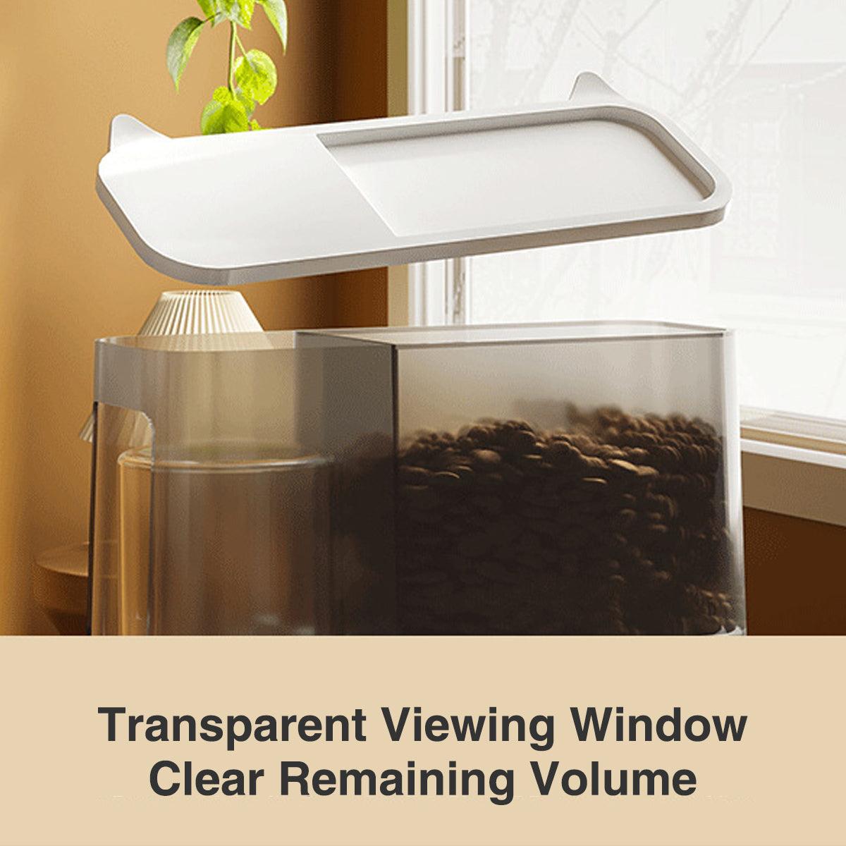 Automatic Cat Feeder Water Dispenser All in One Plastic Bowl for Cats and Dogs - Grey