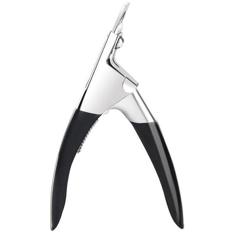 Acrylic Nail Tip Cutter False Nail Clipper U Shape Manicure Art Trimmer Tool - Purple