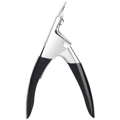 Acrylic Nail Tip Cutter False Nail Clipper U Shape Manicure Art Trimmer Tool - Purple